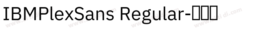 IBMPlexSans Regular字体转换